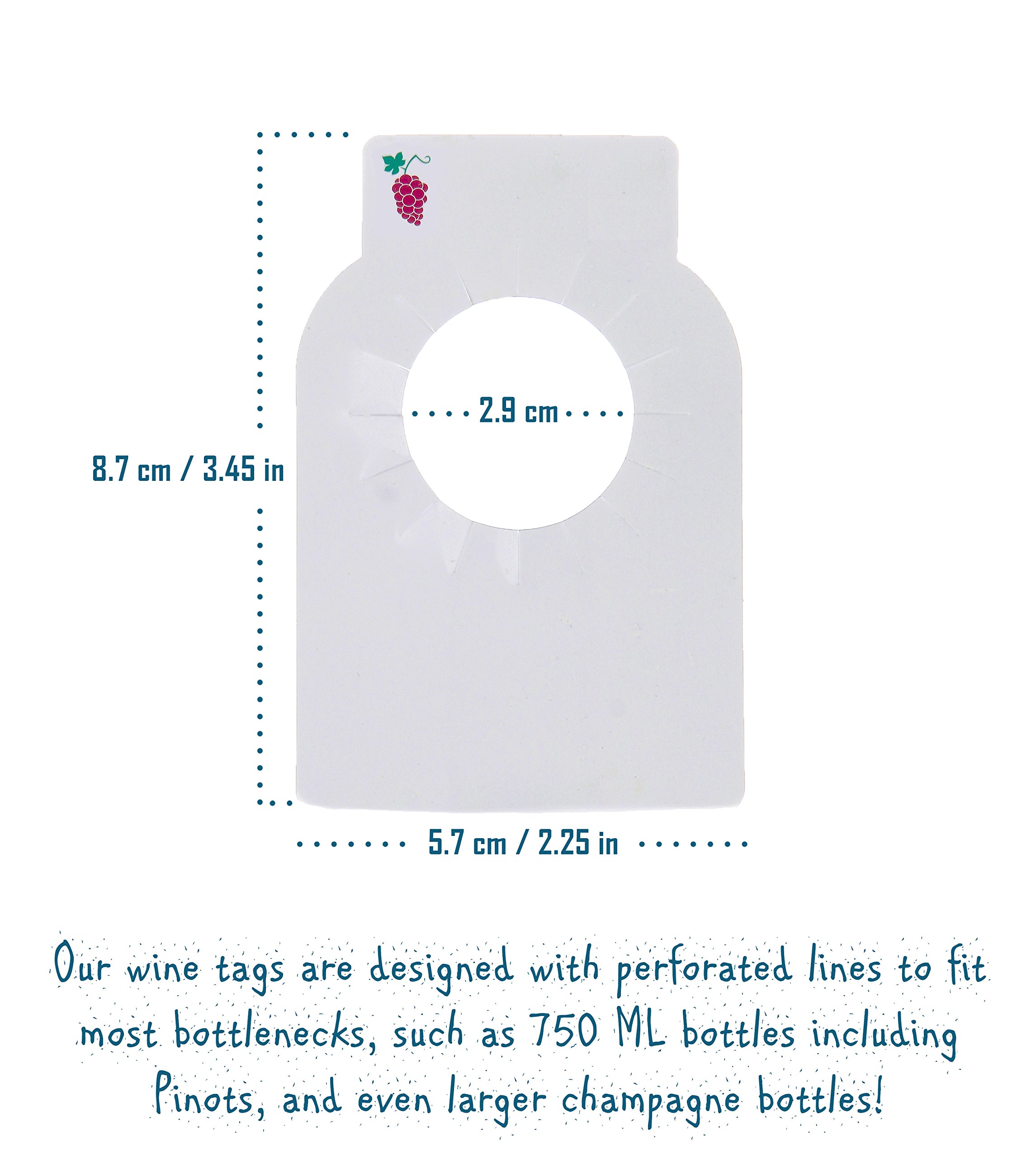 Reusable Wine Bottles Tag Racks Bottle Labels Hang Tags Cellar Storage