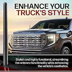 AntennaMastsRus Short Rubber Antenna for GMC Sierra