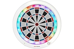 GRANBOARD 3S White Edition LED Bluetooth Dartboard