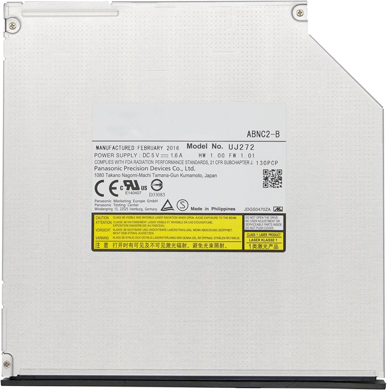 Factory Direct Panasonic Uj 272 Ultra Slim Internal Bdrw Optical Drive 9 5mm Blu Ray Drive Computers Accessories Global Distribution Asbtubes Com