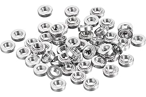 uxcell Self -Clinching Nuts,#8-32x3.05mm Stainless Steel Rivet Nut Fastener 100pcs