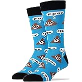 ooohyeah Men's Novelty Crew Socks for Adult Humor, Funny Saying Crazy Silly Socks, Cool Casual Socks