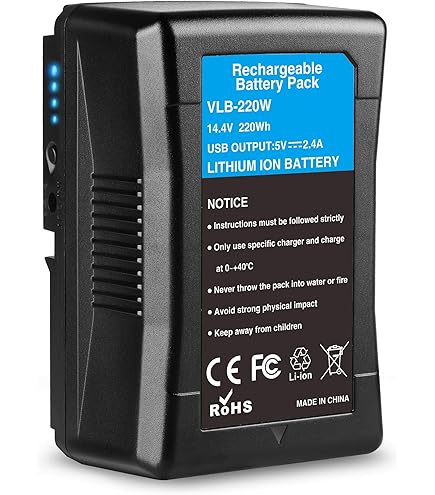 Amazon.com : IDX DUO-C150 14.4V 143Wh V-Mount High-Load Lithium