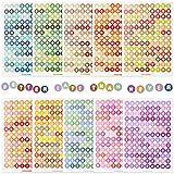Waynoda Colorful Alphabet Letter Stickers, 10
