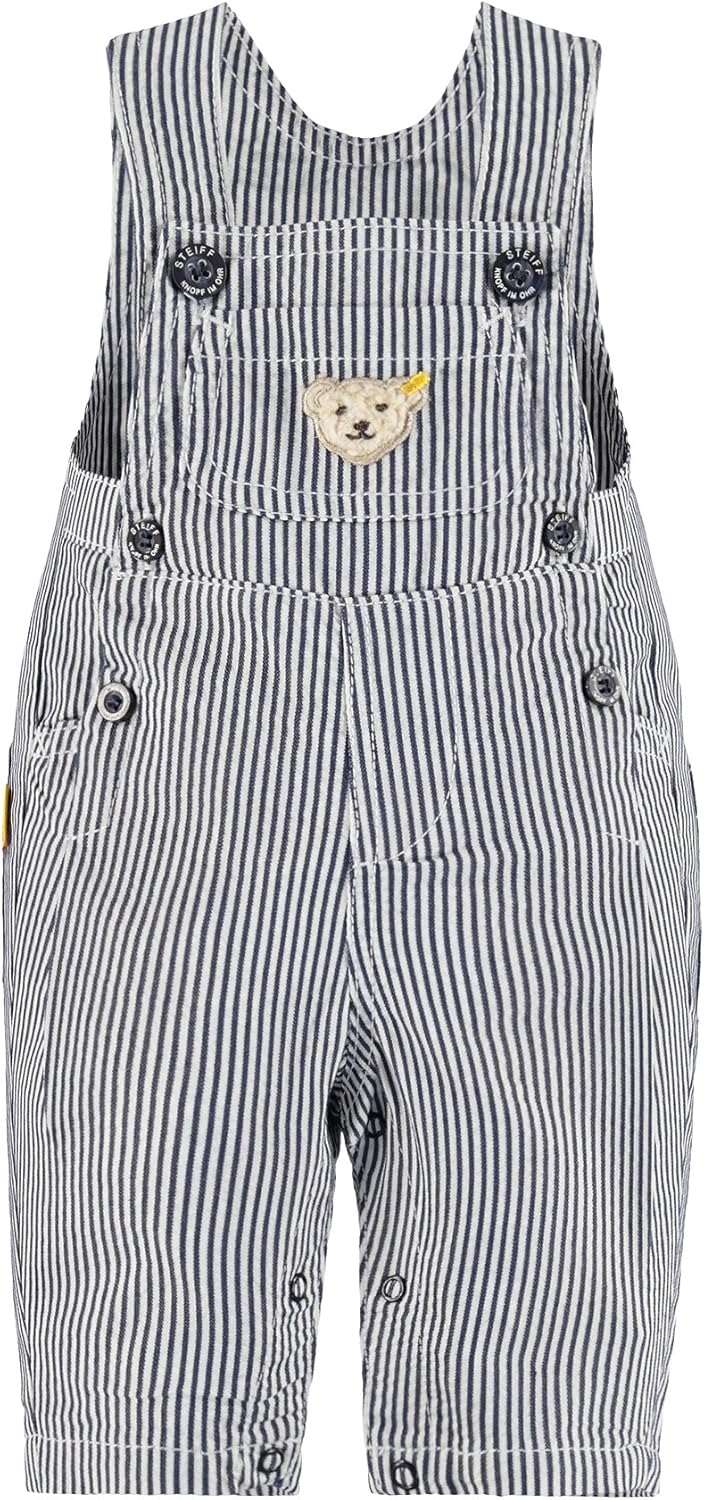 Steiff Latzhose Junge, gestreift Größe 86 Farbe marine