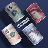 BARGAINS-GALORE Pound Note Design Money Tin 5 Piece Set Saving Box 15x10cm view 7