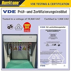 HURRICANE 1000V Insulated Screwdriver Set, 15pc