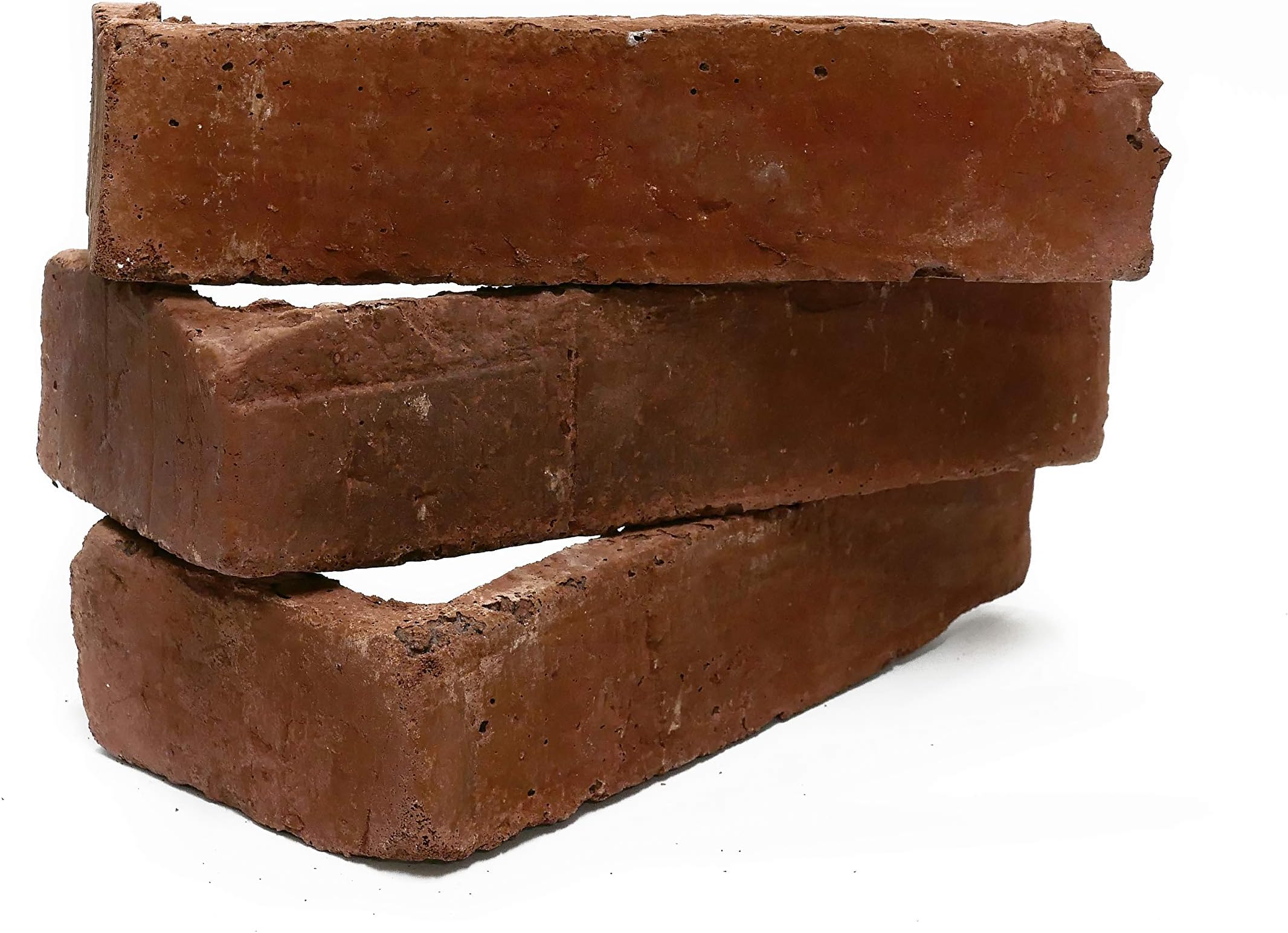 MILKE Old Brick Corner Gothic Tiles Brick Slips Slim Bricks Reclaimed Brick Tiles Wall Cladding (10)