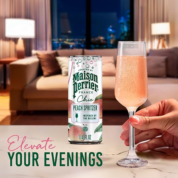 MAISON PERRIER, PEACH SPRITZER, 8.45 FL OZ