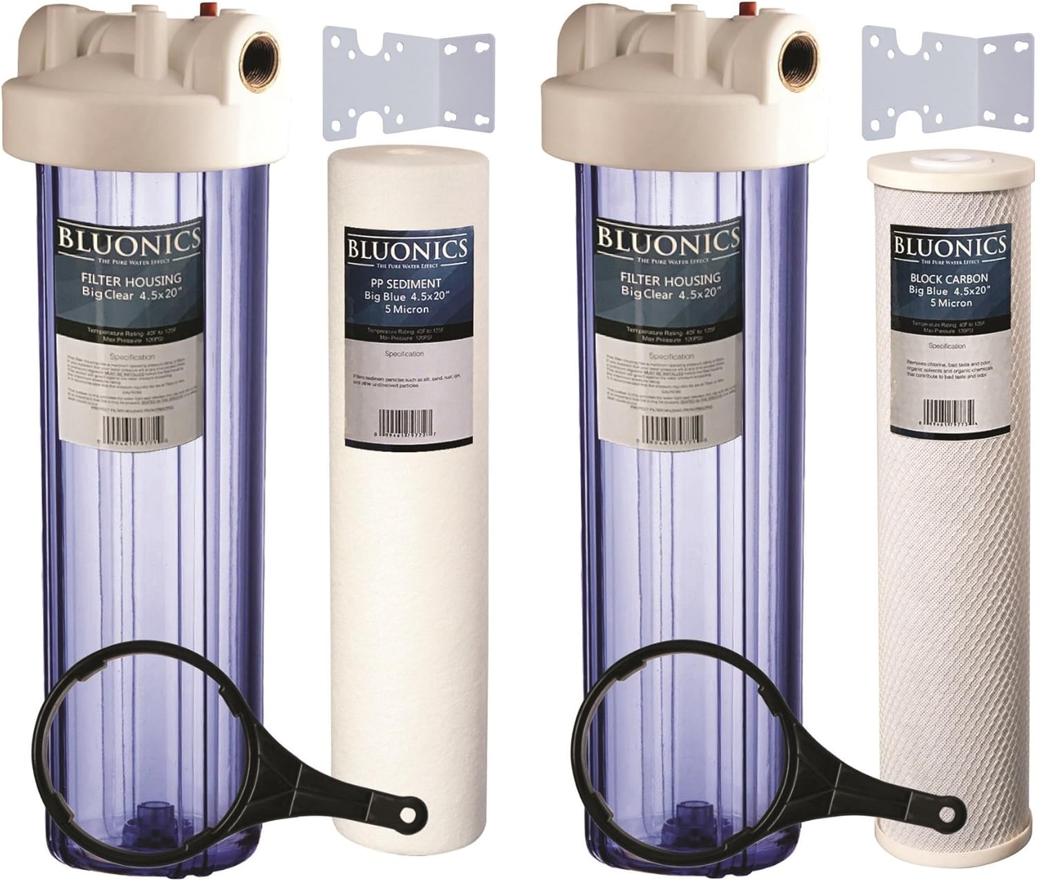 1 BIG BLUE SEDIMENT WATER FILTERS 4.5 X 20 " 5 MICRON Home Improvement
