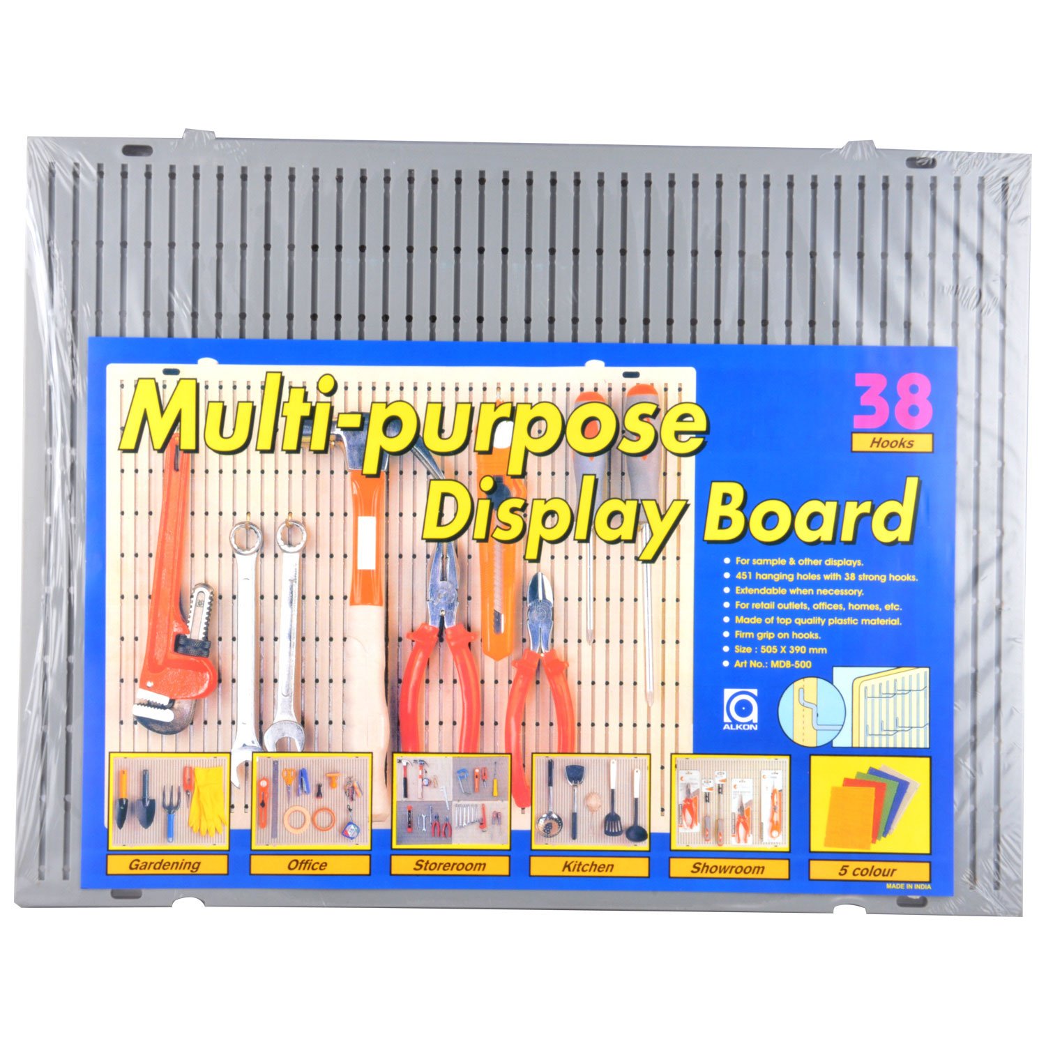 Alkon Multi Purpose Display Board (Grey) Amazon.in Home & Kitchen