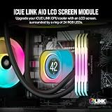 Corsair iCUE LINK AIO LCD Screen Module 2.1” IPS 24 RGB LEDs Black view 2