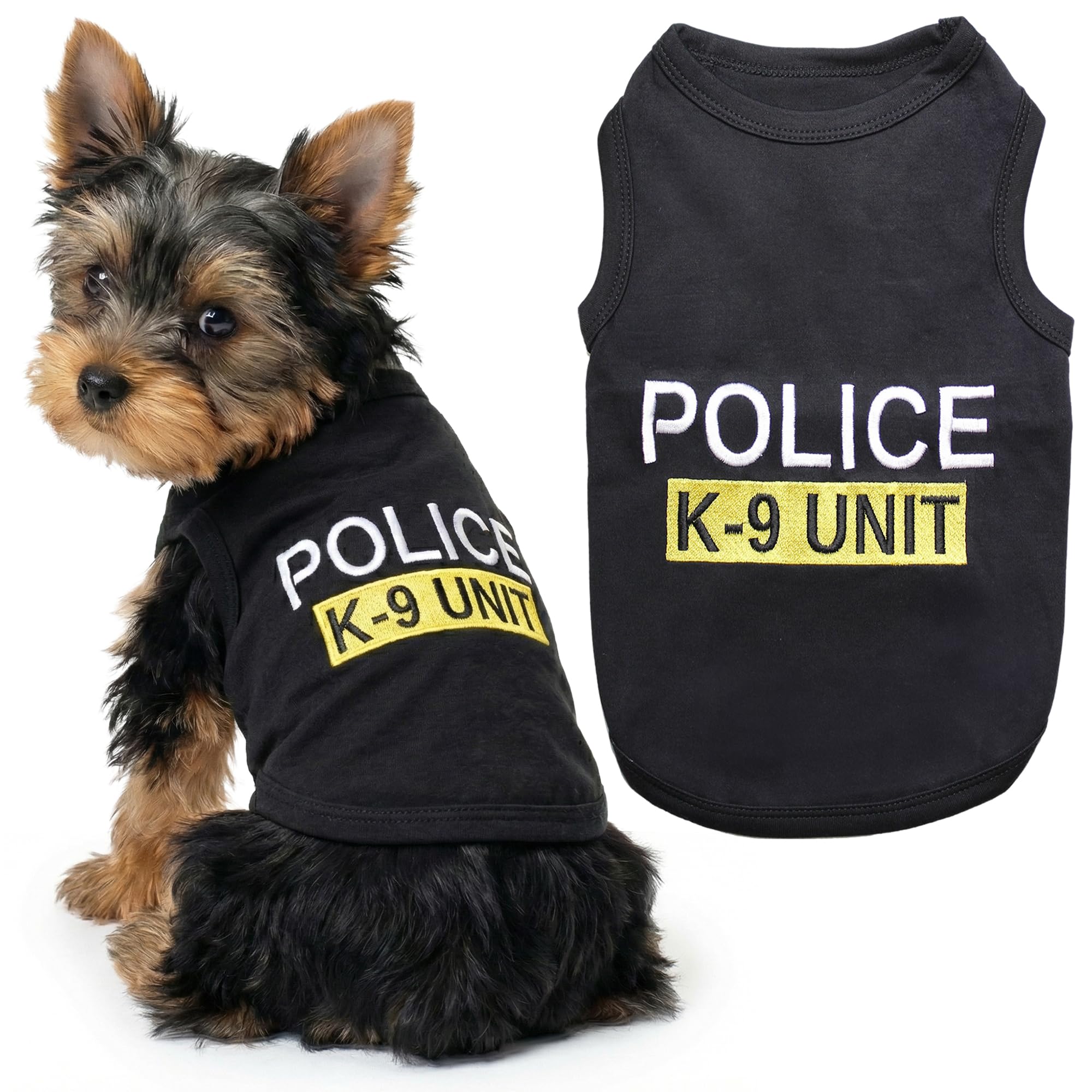 Parisian Pet Police Dog T-Shirt, X-Small