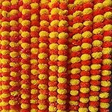 Krati Exports 5 PC - 5 feet Marigold Garland