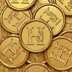 25Pcs Gold Wax Seal Stickers Handmade Vintage