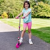 Ozbozz HGL Nebulus Pink Black Folding Scooter - 2-Wheel, Adjustable Handlebar view 6