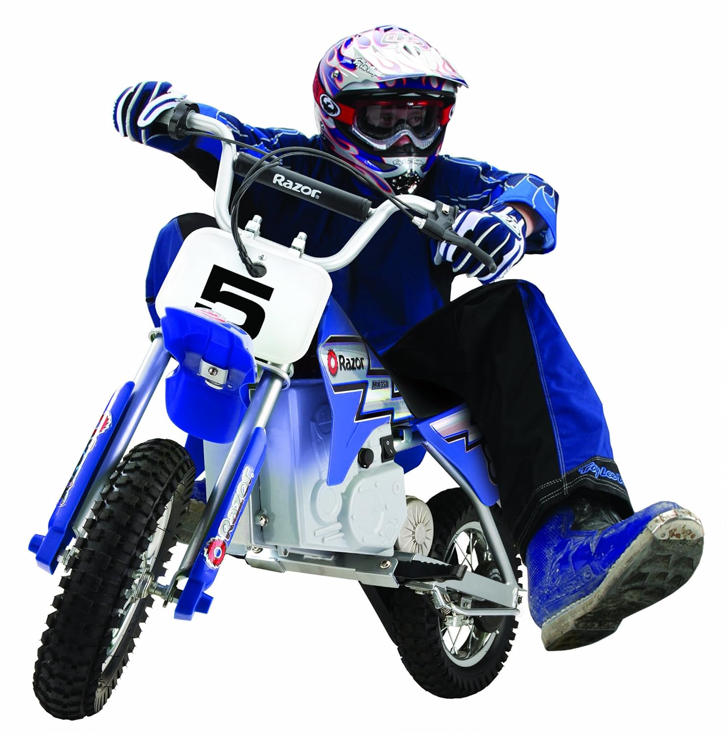 Razor MX350 Dirt Electric Bike Blue Amazoncouk Sports Outdoors