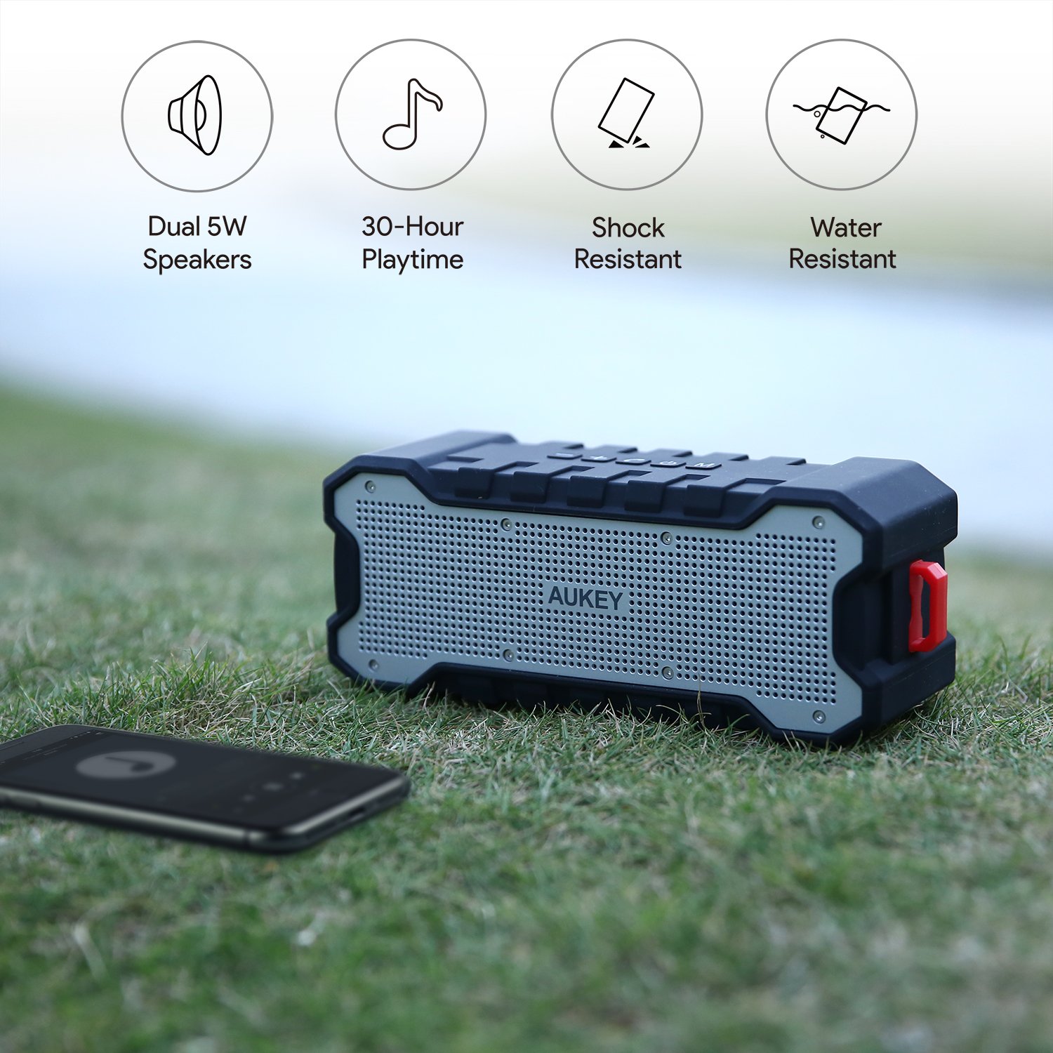 aukey outdoor bluetooth speaker