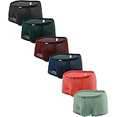 iKingsky Men's Bulge Boxer Briefs U-Hance Pouch Mens Stretch Underwear Sexy Breathable Under Panties