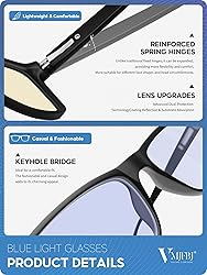 VMJFBJ Blue Light Glasses For Women/Men Computer