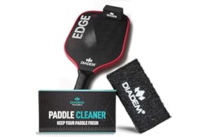Diadem Paddle Cleaner Eraser | Rubber Pickleball Paddle Cleaner for Raw Carbon & 18K Surfaces, Removes Ball Residue, Evens Mi