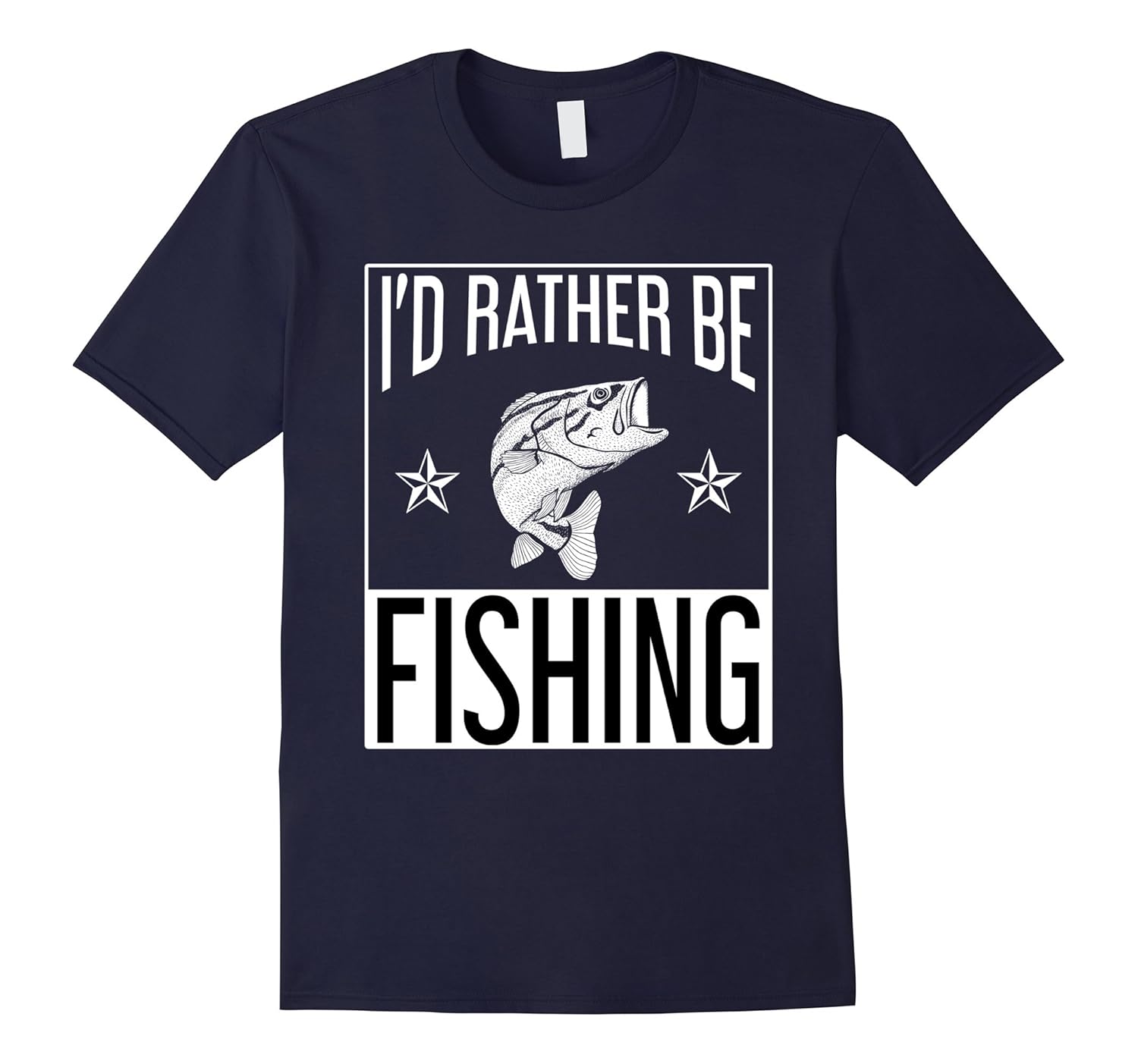 I'd Rather Be Fishing T-Shirt-ANZ