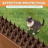 EarlyGrow Fence Wall Spikes 30-Pack Brown Made in UK Anti-Climb Deterrent view 4