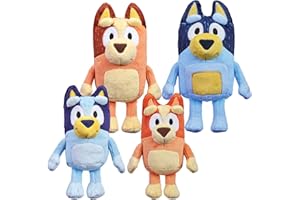 Bluey Heeler Family Plush Set 4 Plush 7-8" Figures | Amazon Exclusive