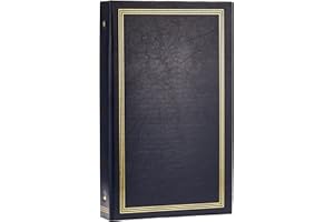 PIONEER PHOTO ALBUMS 3-Ring Photo Album 300 Pockets Hold 4x6 Photos, Navy Blue