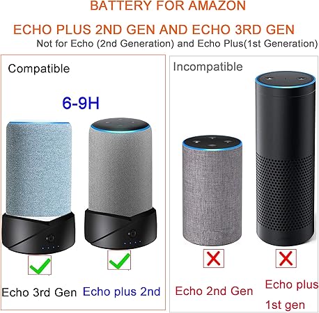 amazon echo plus 2nd generation battery base