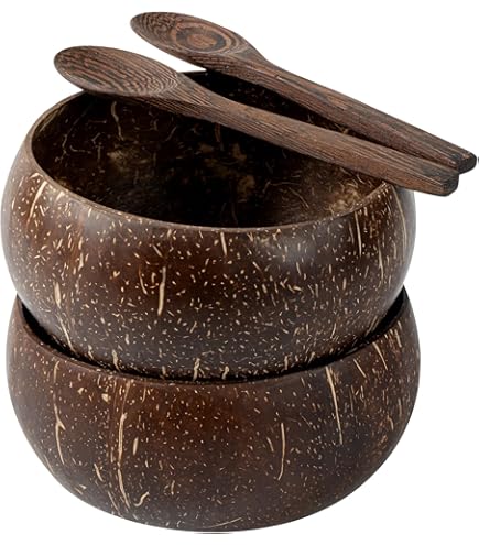 Coconut Bowls & Eco-Friendly Cutlery - Sustainable Dining