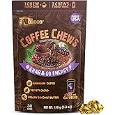 YouChews Coffee Chews - Grab & Go Energy with 100mg per Chew of Clean, Green Caffeine. With Real Organic Ingredients, Low Sugar, Great Bold Taste & Long Lasting Energy Boost (30 Chews Pack)