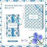 Fresh Linen Scented Sachets 14 Pack for Closets & Drawers view 4