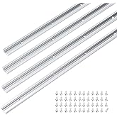 T Track 48" with Wood Screws- Double-Cut Profile Aluminum T-Track with Predrilled Mounting Holes -Woodworking and Clamps-Fine