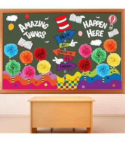 Decoraciones Para El Aula De Seuss Dr. Seuss Classroom Decor Theme Set