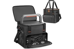 Portable Power Station Storage Bag Compatible with Jackery Explorer 2000 v2/Jackery 1000 Plus/BLUETTI Elite 200 V2,Travel Car