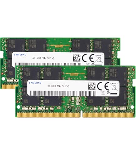 Samsung DDR4-3200MHz 32GB メモリ2枚セット合計64GB Samsung 64GB (2x32GB) DDR4 3200MHz PC4-25600 (PC4-3200AA) CL22