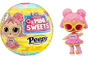L.O.L. SURPRISE! LOL Surprise Loves Mini Sweets - Peeps Fluff Chick with Collectible Doll, 7 Surprises, Spring Easter Theme, Peeps Limited Edition Small Doll - Great Toy Gift for Girls Age 4+