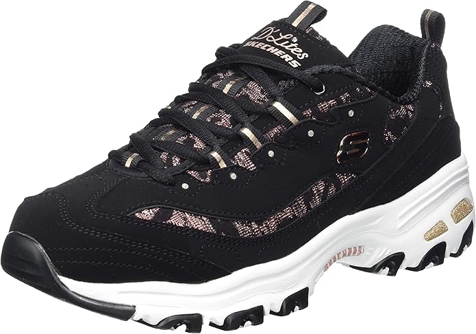skechers d lites 3 womens gold