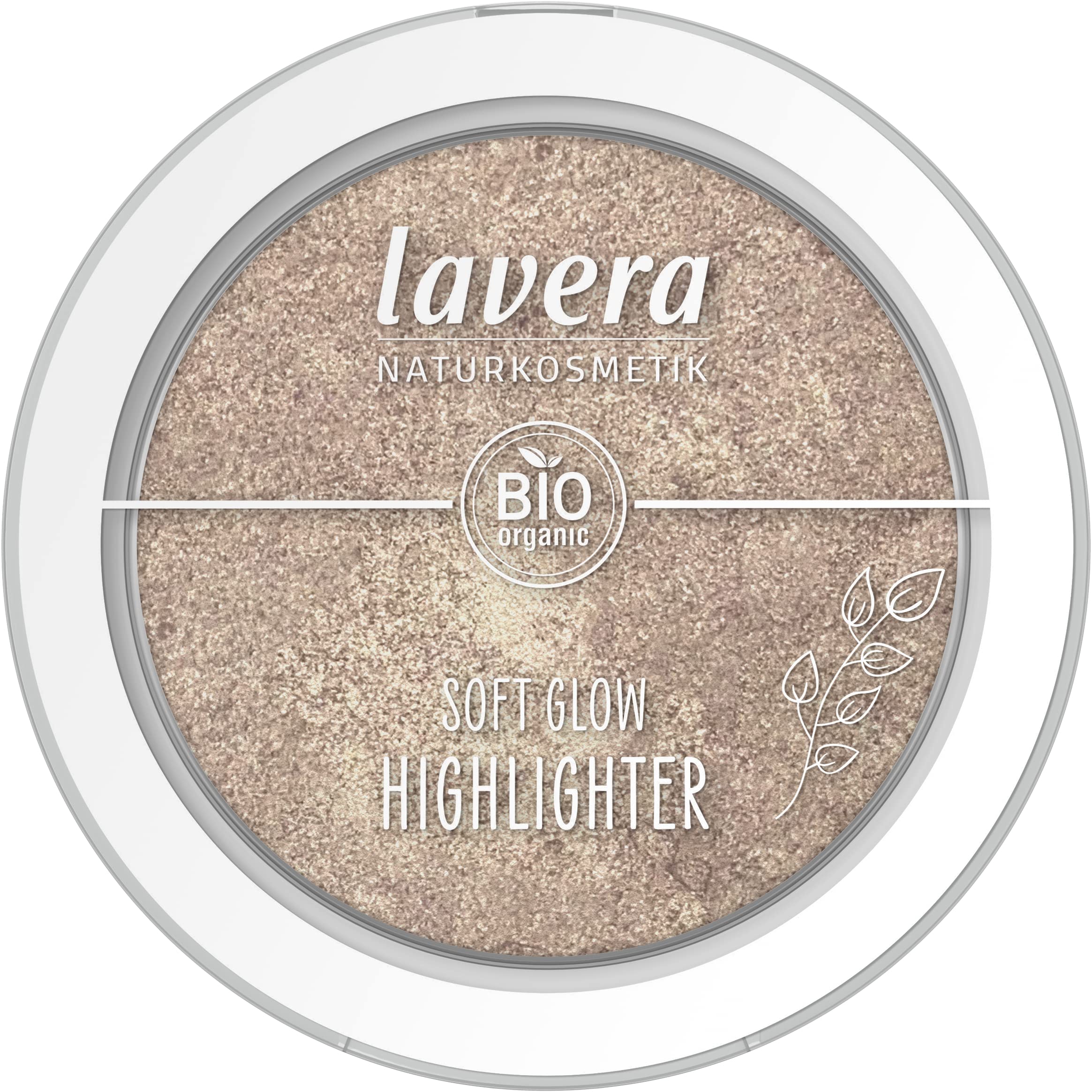 lavera Soft Glow Highlighter -Ethereal Light 02- nude - organic almond oil & vitamin E - vegan - shimmering - velvety texture (1 x 5,5g)