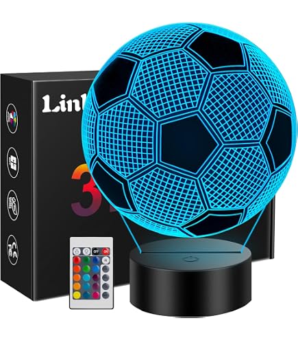 3D Skateboard Night Light - 16 Color Changing LED Lamp With Remote, USB Powered, Touch Control