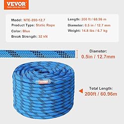 VEVOR 12.7mm Static Climbing