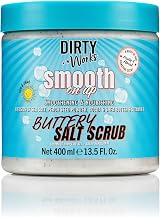 Dirty Works Smooth On Up Buttery Salt Scrub 400ml Exfoliator with Vitamin E view 1
