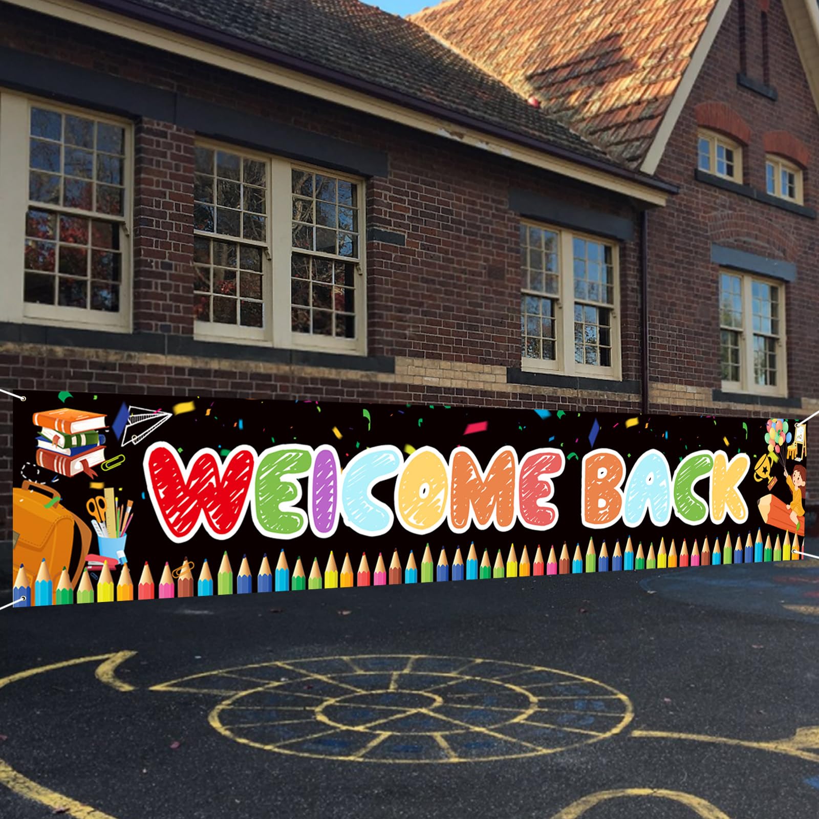 Back To School Decorations, First Day Of School Sign Classroom Decorations Welcome Back To School Banner, Applies To Welcome Back To School Bulletin Board Classroom Decor Welcome Back Decorations