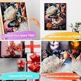 YALKIN Paint by Numbers Kit Butterfly 16x20in Canvas DIY Color Oil Acrylic view 7