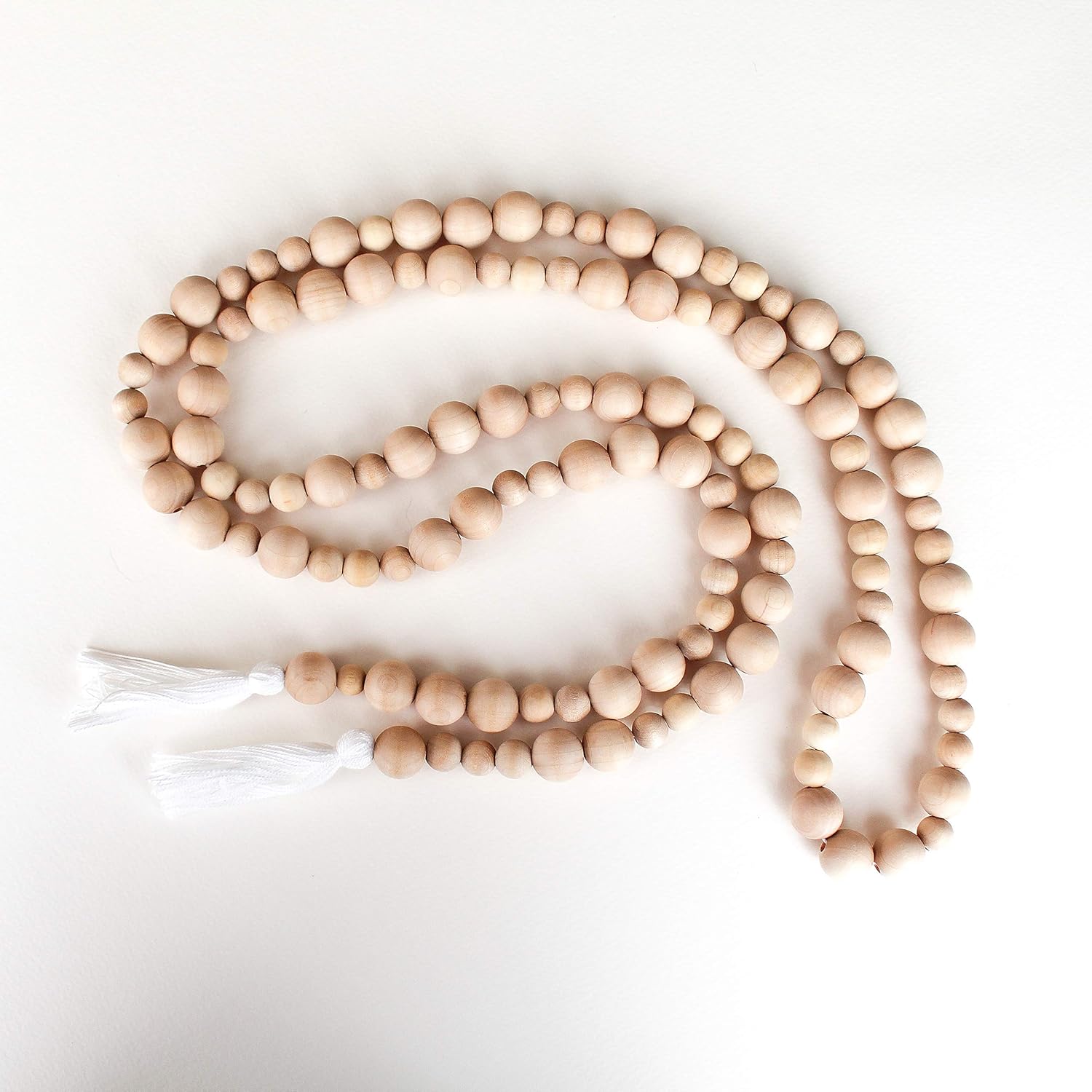 6 Ft. Wooden Bead Garland Handmade