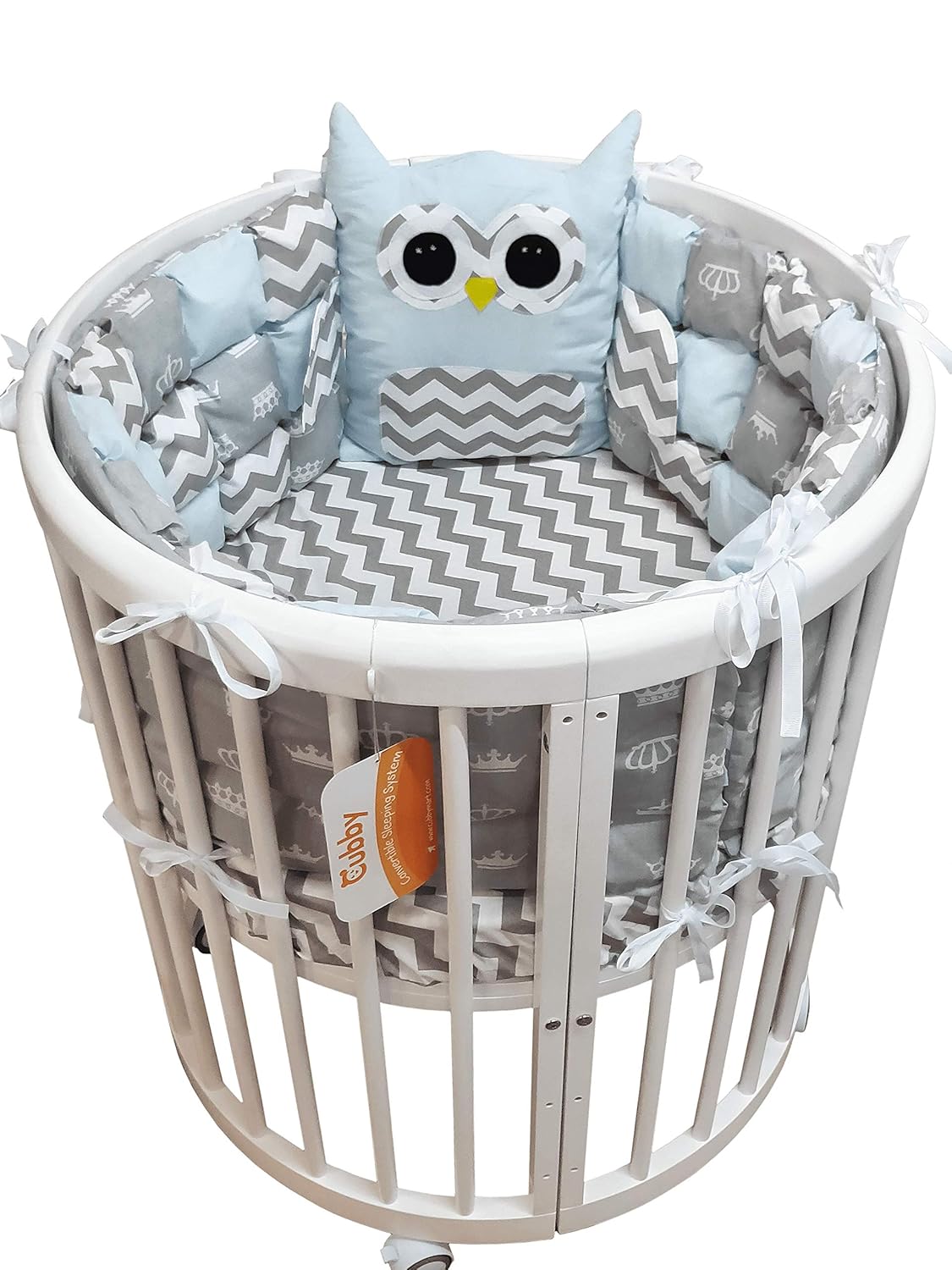 round crib bumper