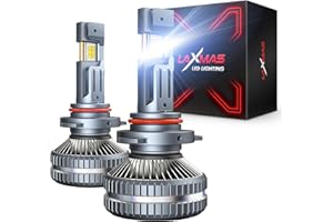 LAXMAS Laxmax Fog Bulb compatible for Fog Light and Powersports Bulbs, Super Bright 6500K White Light, Plug and Play, 2 Pack