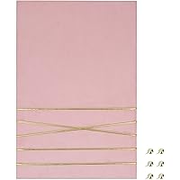 Navaris Fabric Memo Bulletin Board - 20" x 28" Velvet Memory Board for Wall to Display Photo Collages, Pictures, Notes - Incl