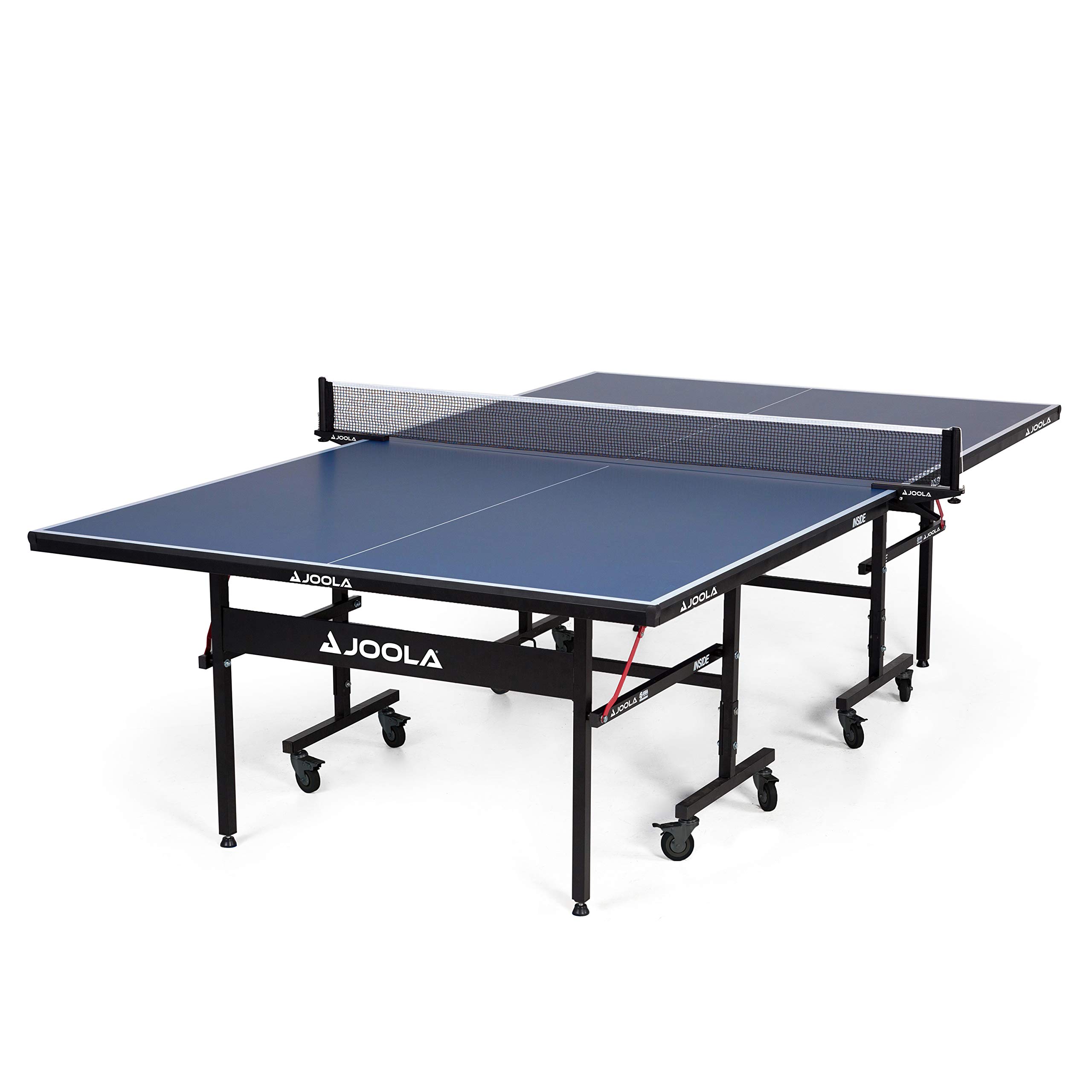 Photo 1 of ** FACTORY SEALED **  SOLD AS IS, NO REFUND/RETURN**
JOOLA Inside Professional MDF Indoor Ping Pong Table with Quick Clamp Table Tennis Net and Post Set - 10 Minute Easy Assembly - Tournament Quality - Foldable with Single Player Playback Mode
